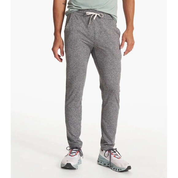 Vuori Ponto Performance Pants Mens S Gray Heather Athleisure Comfort Gym - Picture 1 of 11